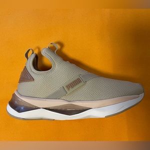 Almost new PUMA WOMEN'S LQDCELL SHATTER MID Beige/pink SHOES sneakers 8.5M/39EU